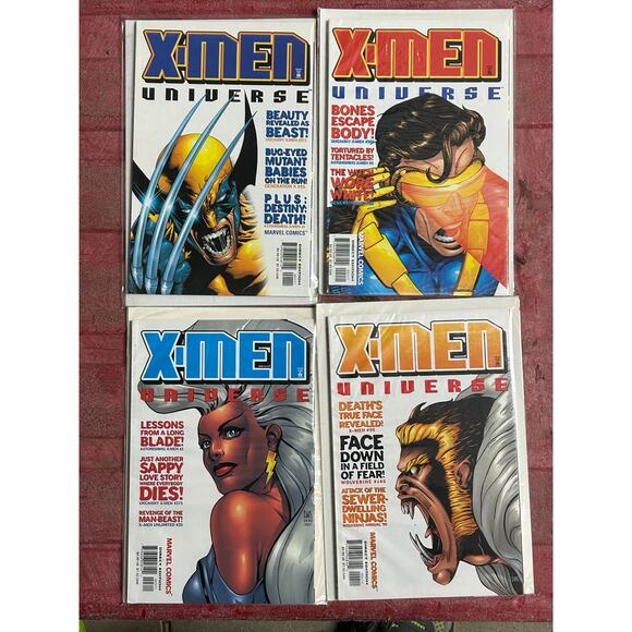 X-Men Universe #1, 2, 3, 4 (1999 Marvel) Lot of 4 Wolverine, Storm, Cyclopes - Picture 1 of 5